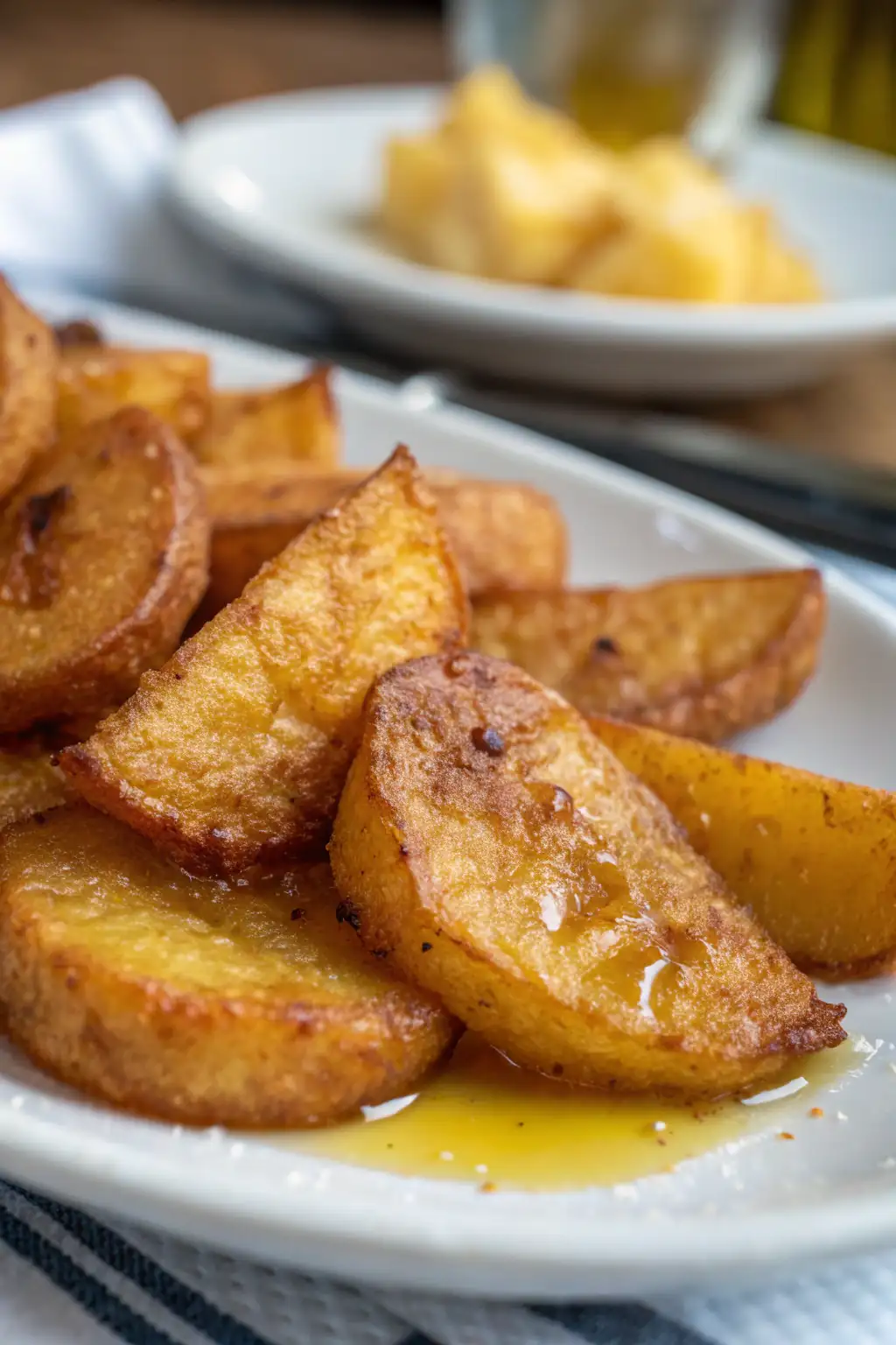 A delicious plate of Ulluco Fritto nell'Air Fryer