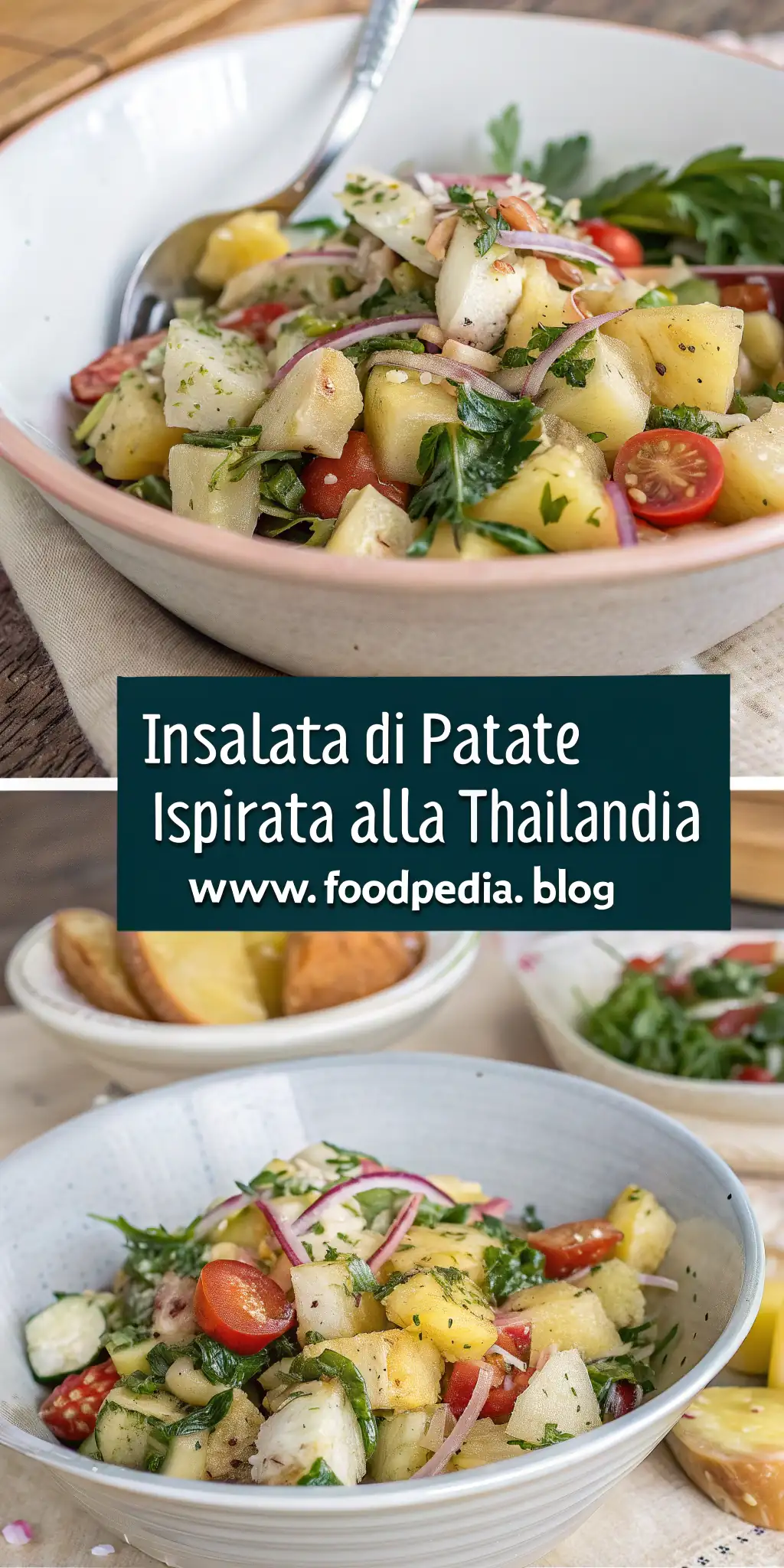 Pinterest image 2 for Insalata di Patate Ispirata alla Thailandia
