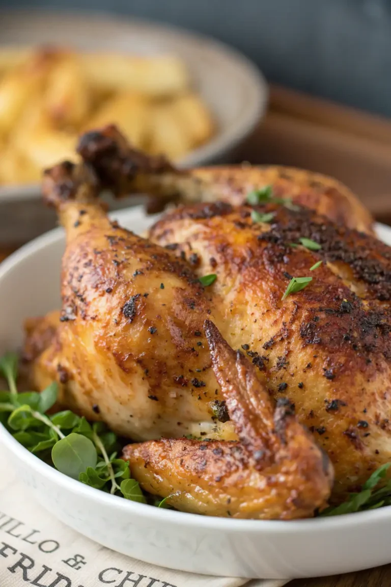 A delicious plate of Pollo Chia nella Friggitrice ad Aria