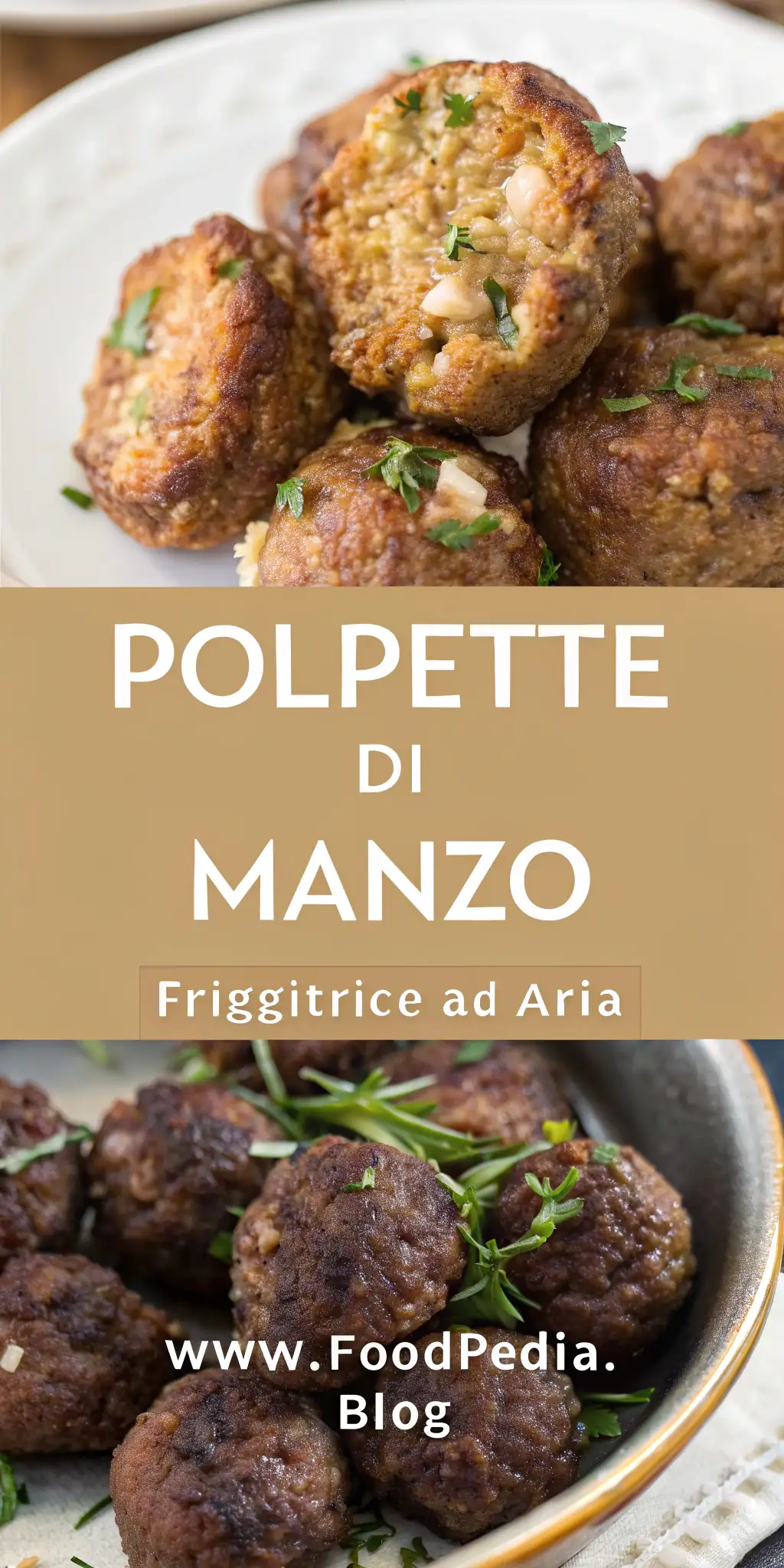 Pinterest image 2 for Polpette di Manzo in Friggitrice ad Aria