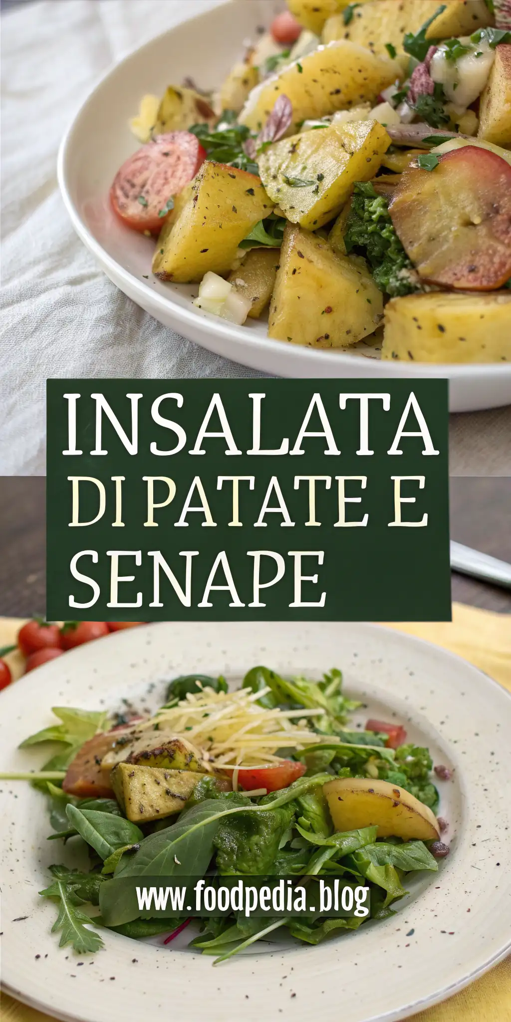 Pinterest image 1 for Insalata di Patate e Senape