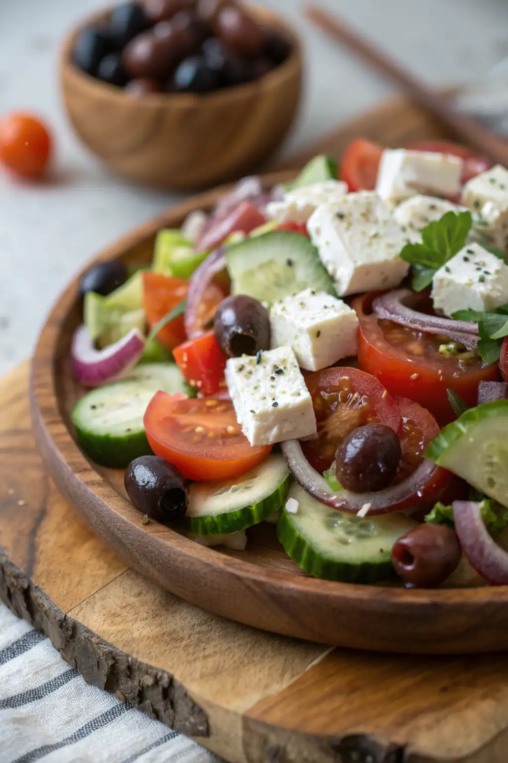 A delicious plate of La Mia Grande Insalata Greca