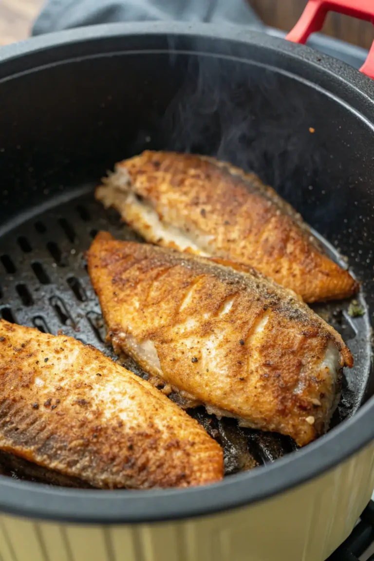 A delicious plate of Tilapia Fritta nell'Air Fryer
