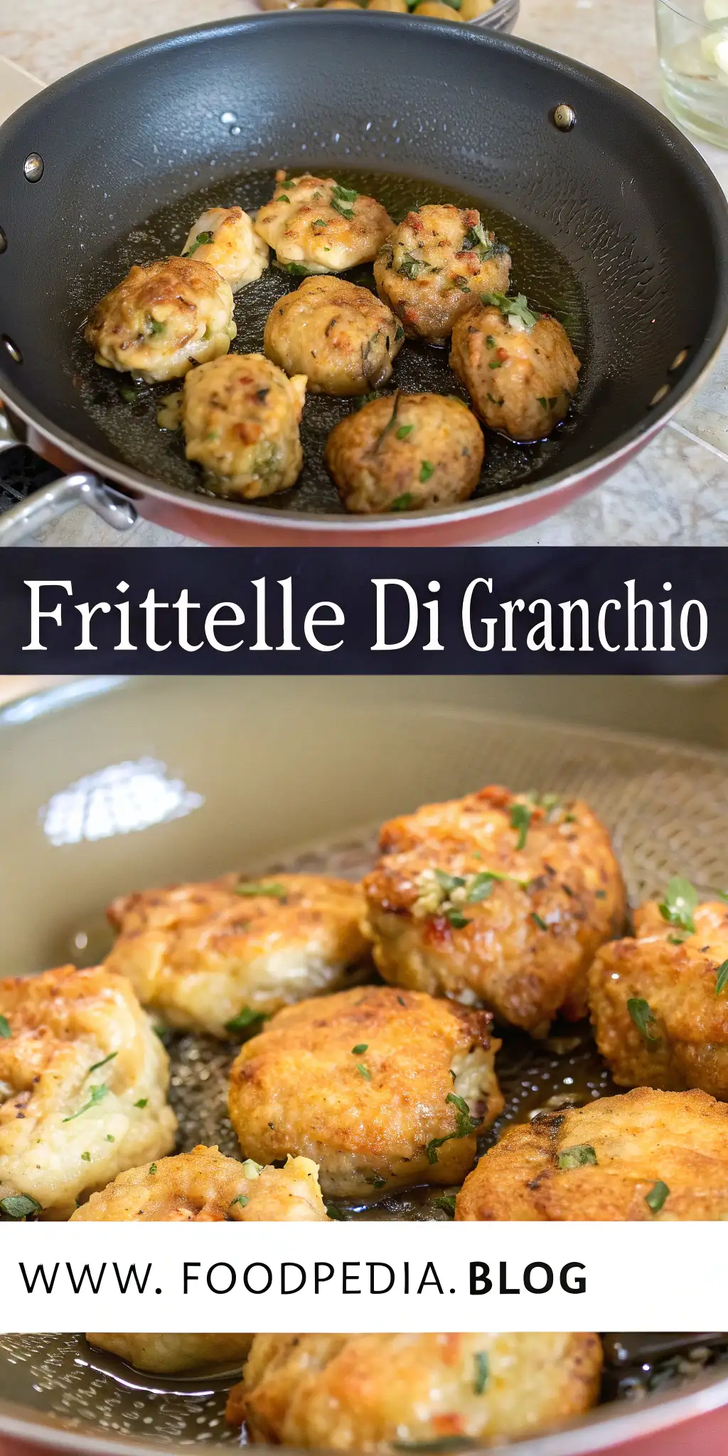 Pinterest image 1 for Frittelle di Granchio in Friggitrice ad Aria