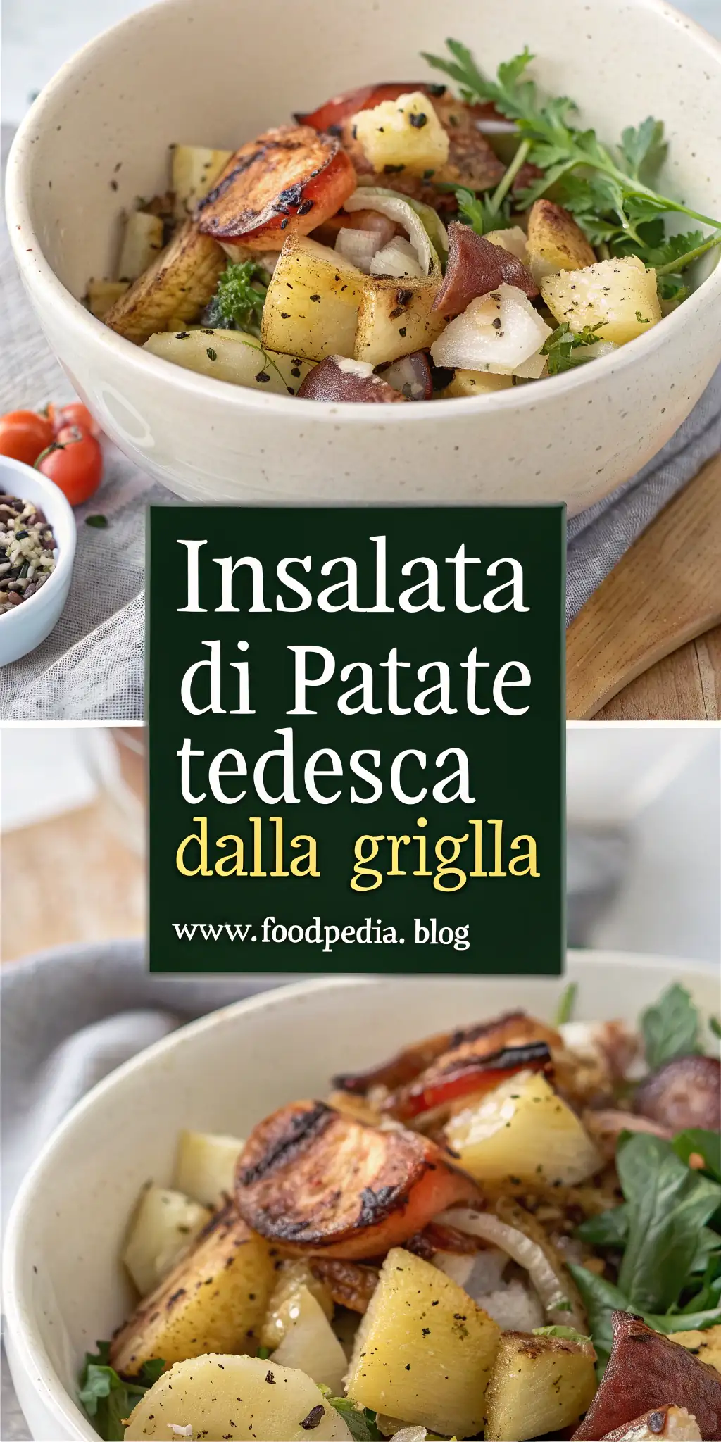 Pinterest image 2 for Insalata di Patate Tedesca alla Griglia