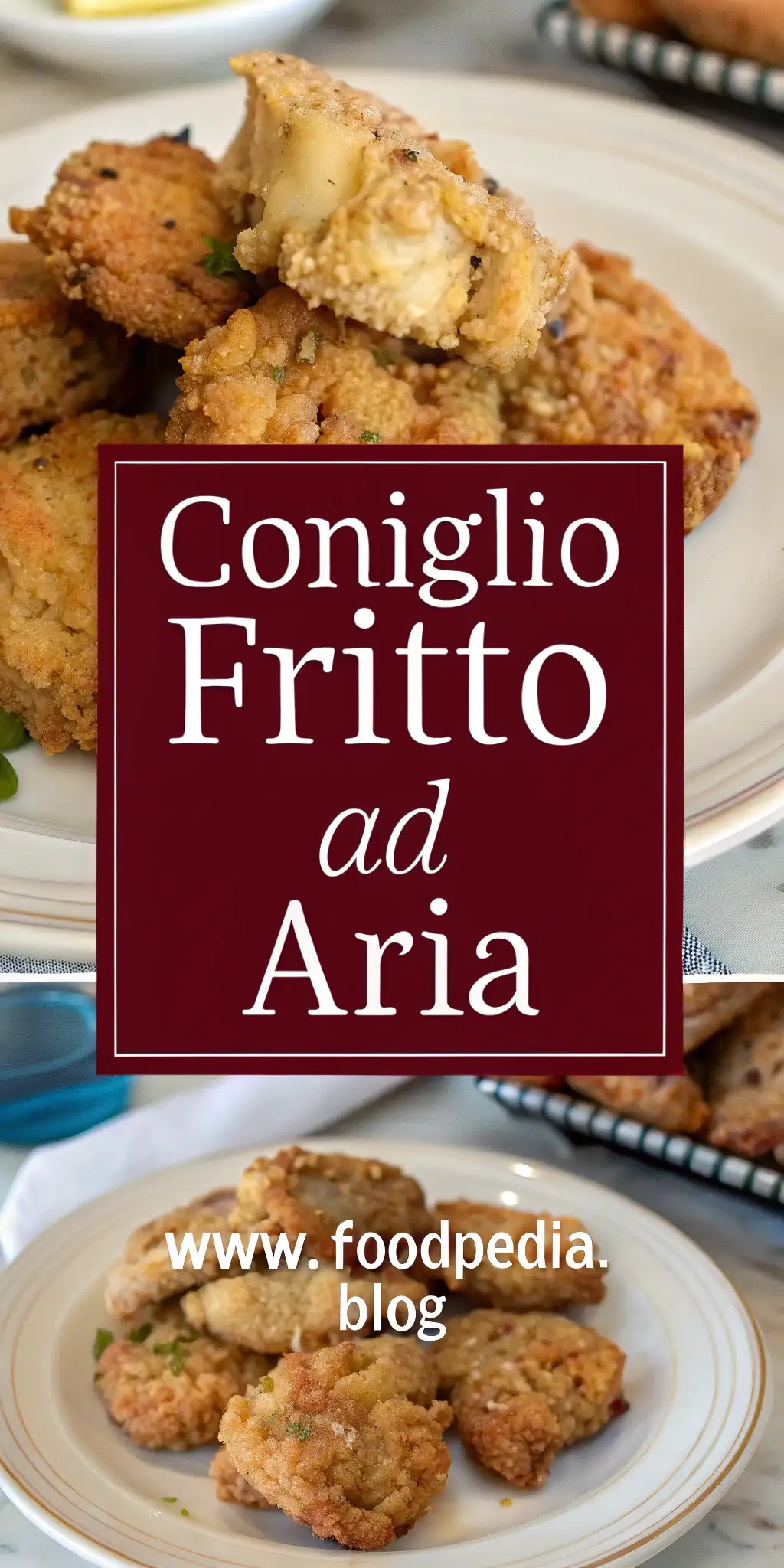 Pinterest image 1 for Coniglio Fritto ad Aria