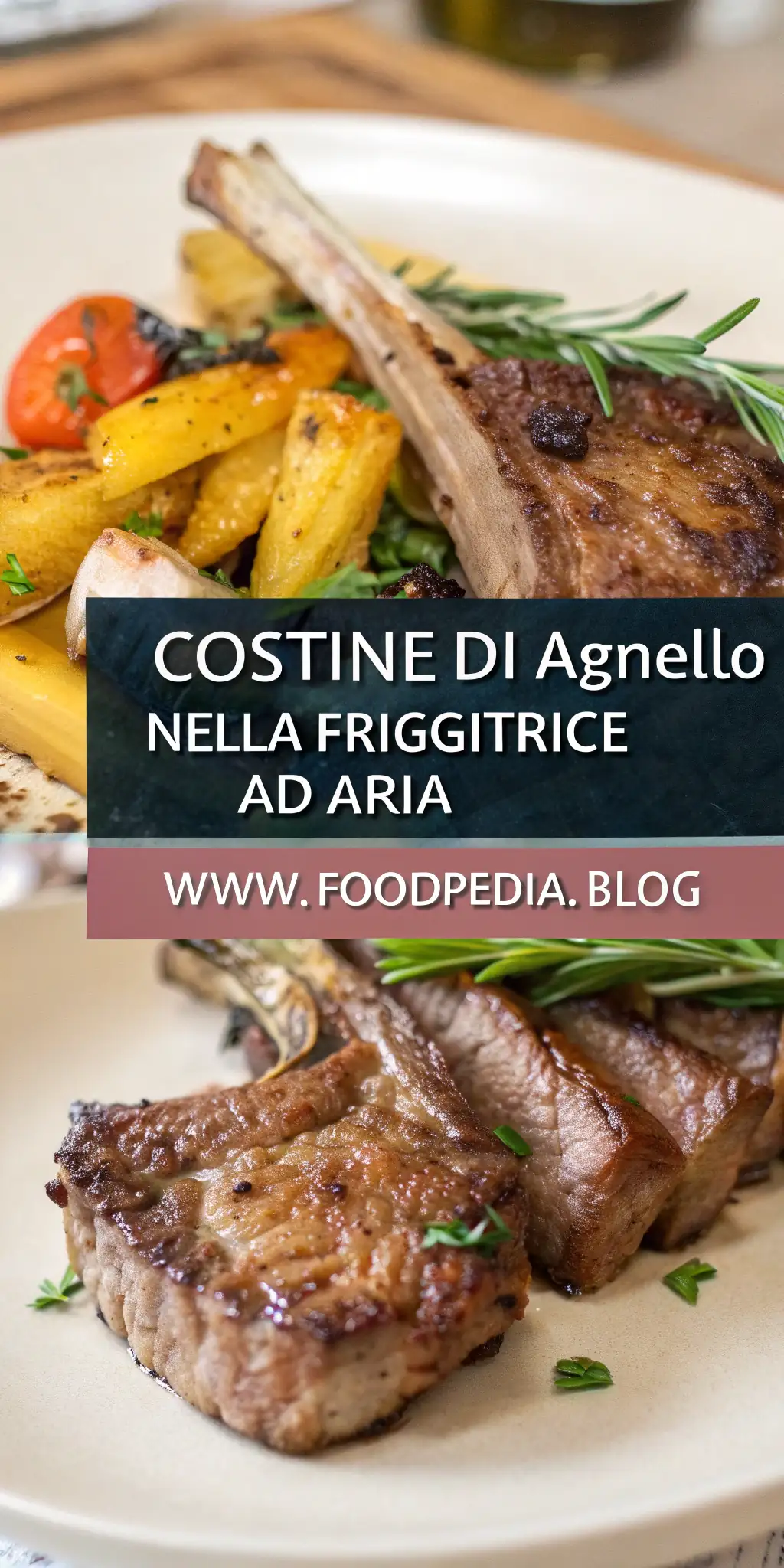 Pinterest image 2 for Costine di Agnello nella Friggitrice ad Aria