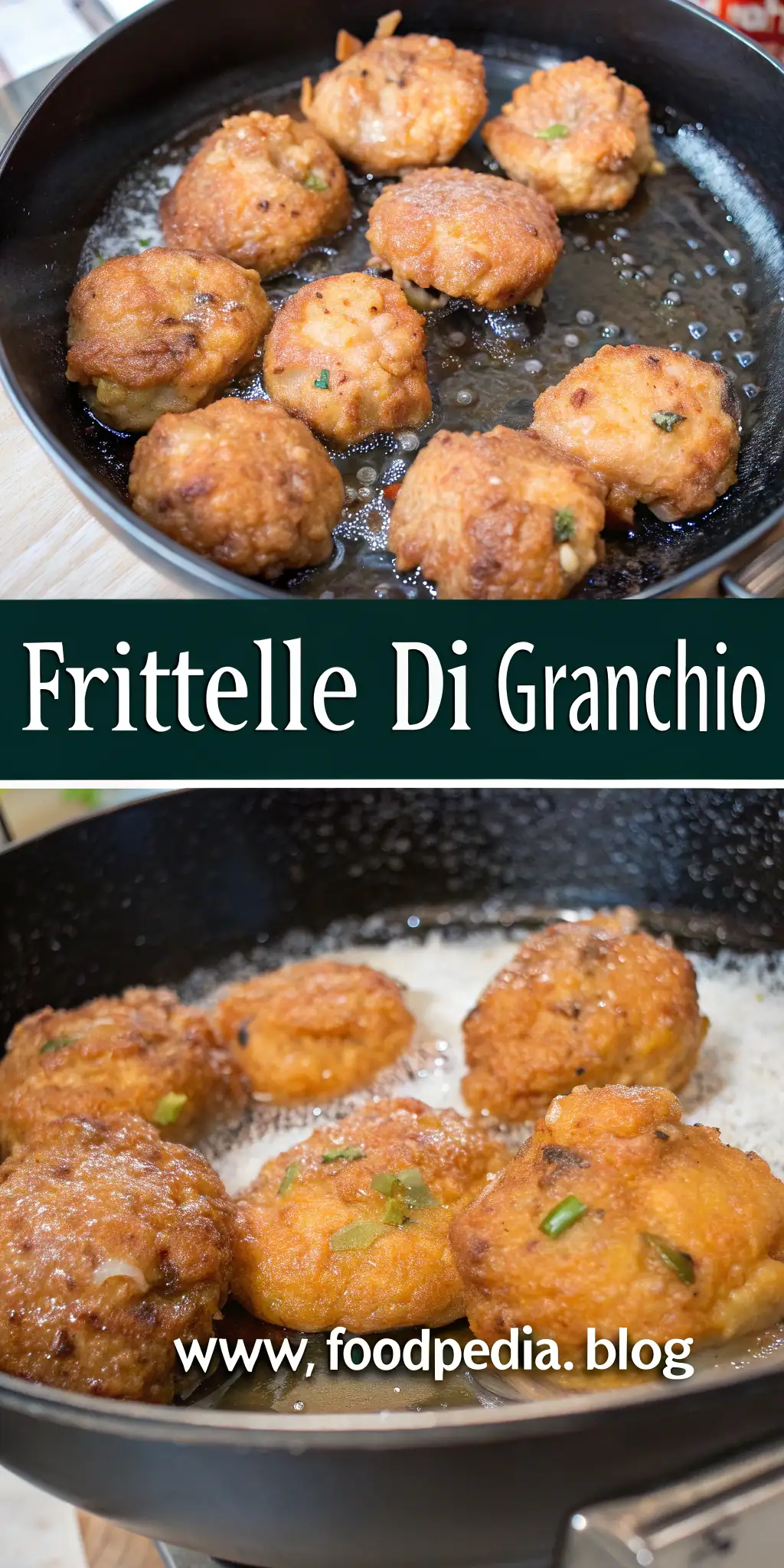 Pinterest image 2 for Frittelle di Granchio in Friggitrice ad Aria