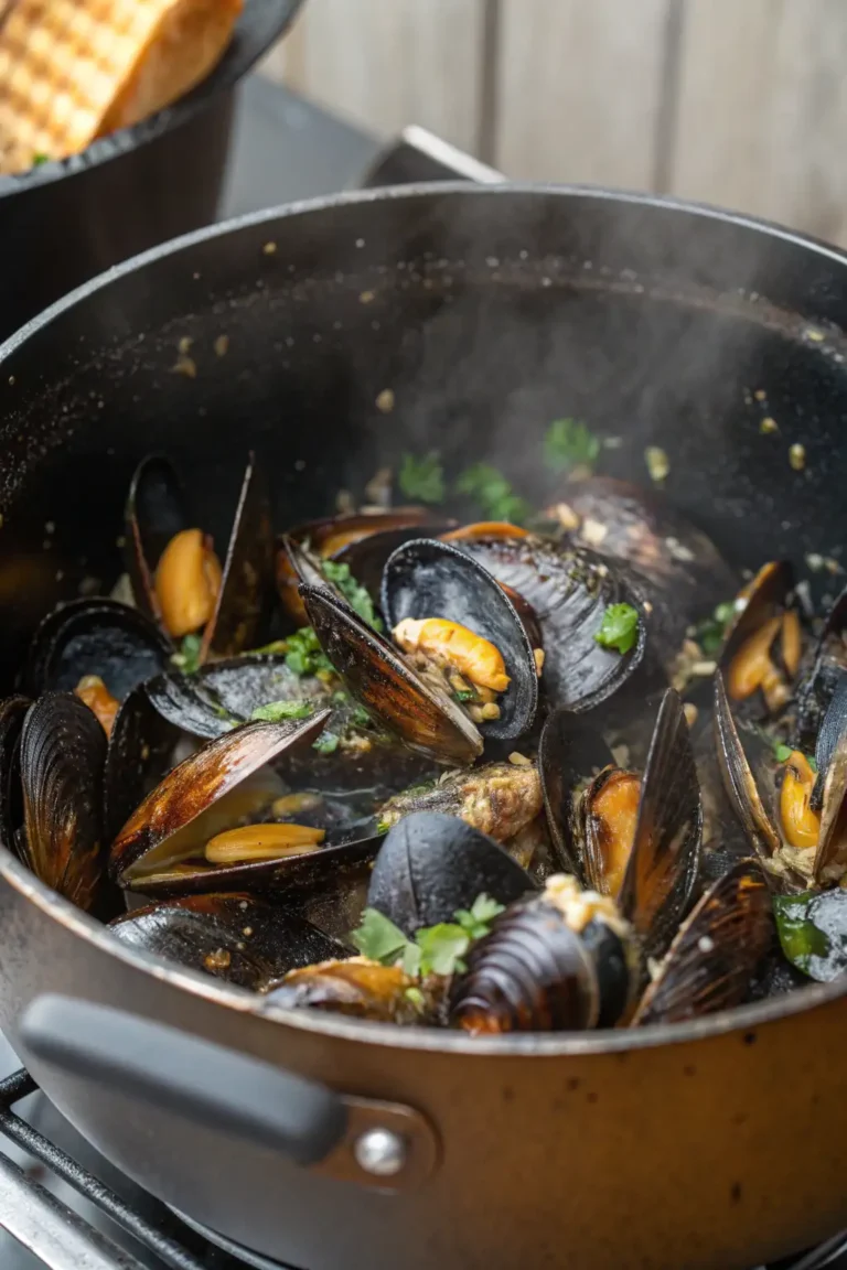 A delicious plate of Cozze Fritte in Friggitrice ad Aria