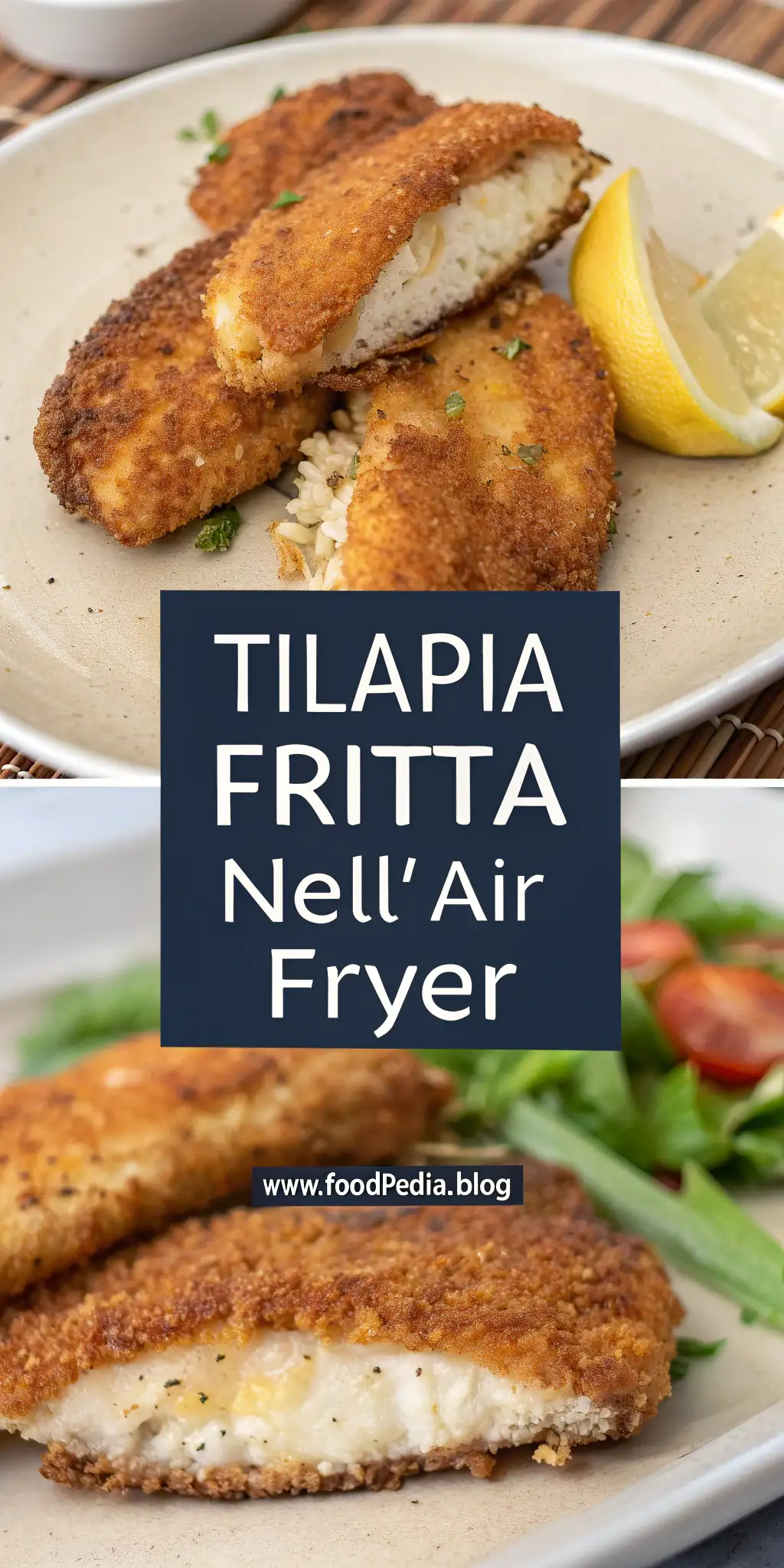 Pinterest image 1 for Tilapia Fritta nell'Air Fryer