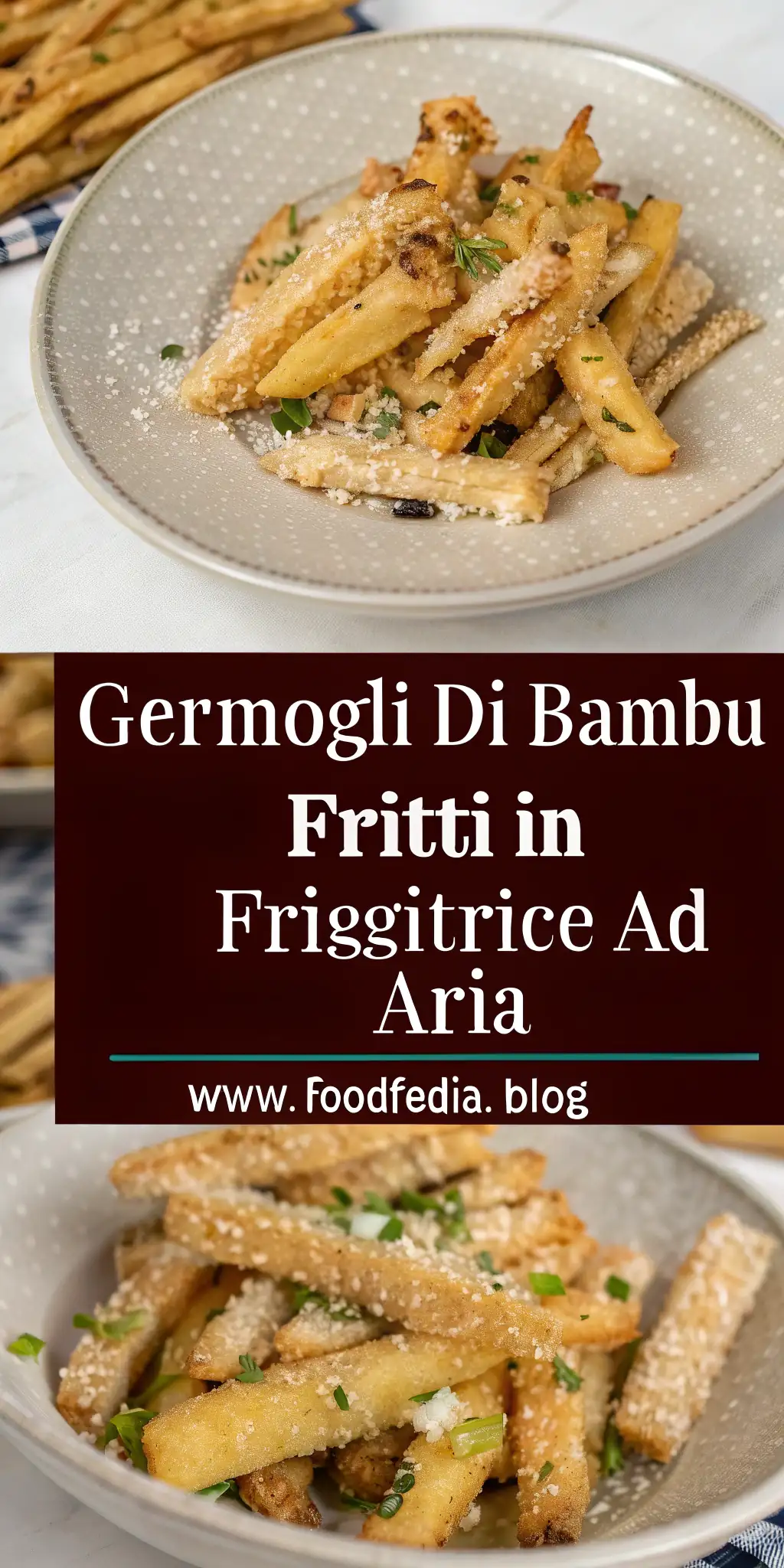 Pinterest image 1 for Germogli di Bambù Fritti in Friggitrice ad Aria