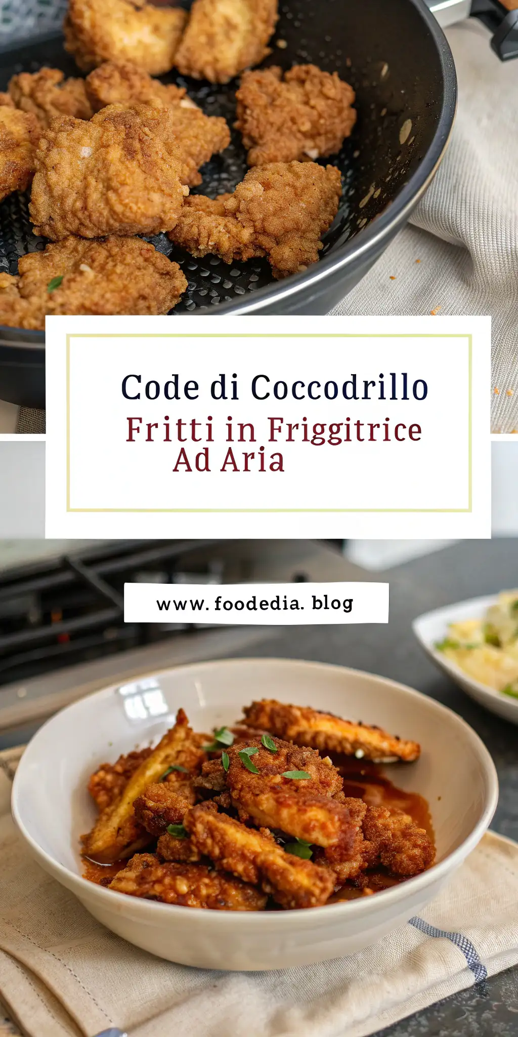 Pinterest image 2 for Code di Coccodrillo Fritti in Friggitrice ad Aria