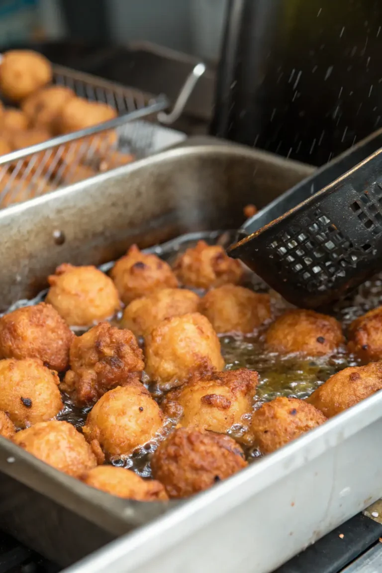A delicious plate of Frittelle di Granchio in Friggitrice ad Aria
