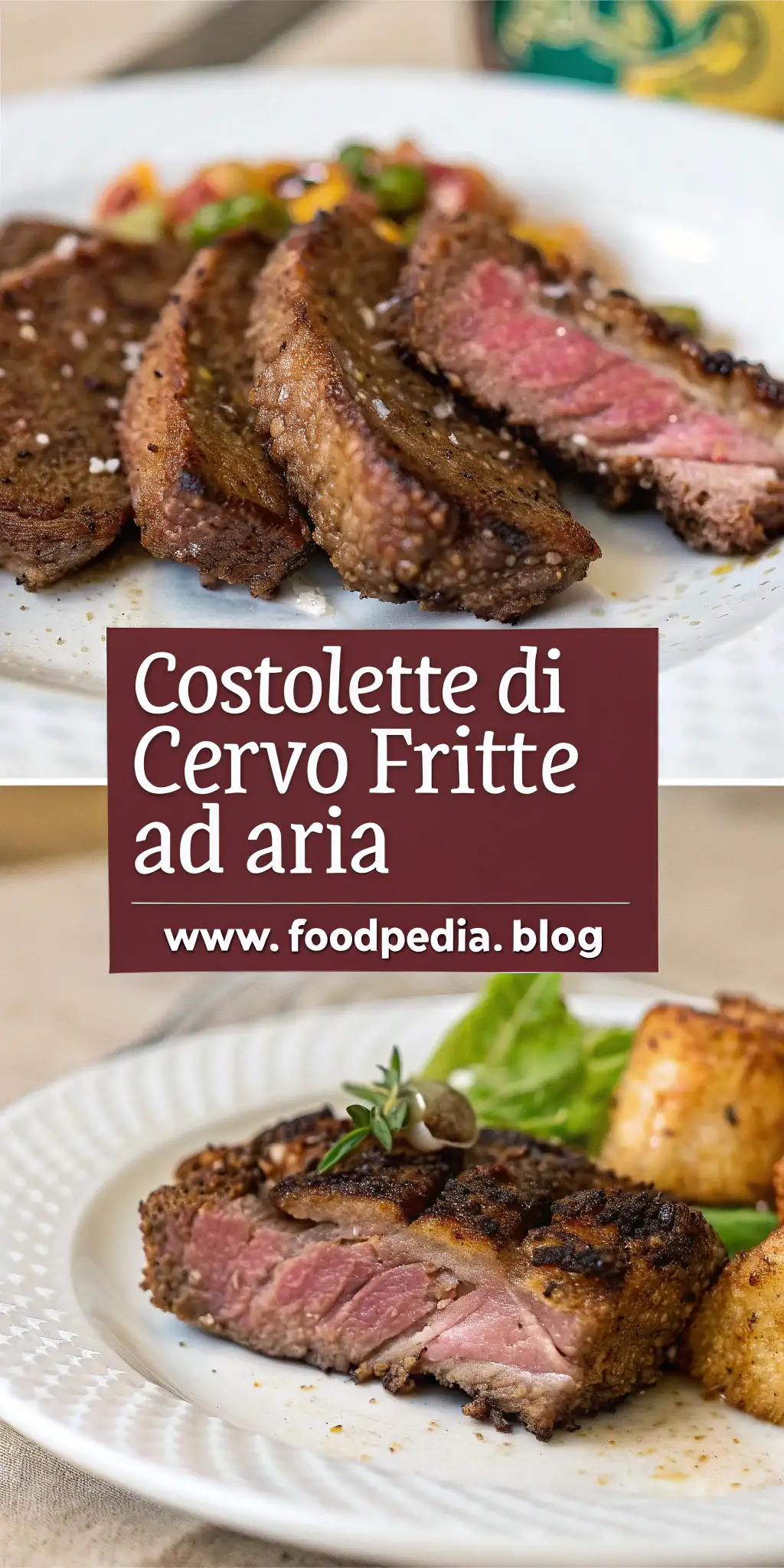 Pinterest image 1 for Costolette di Cervo Fritte ad Aria