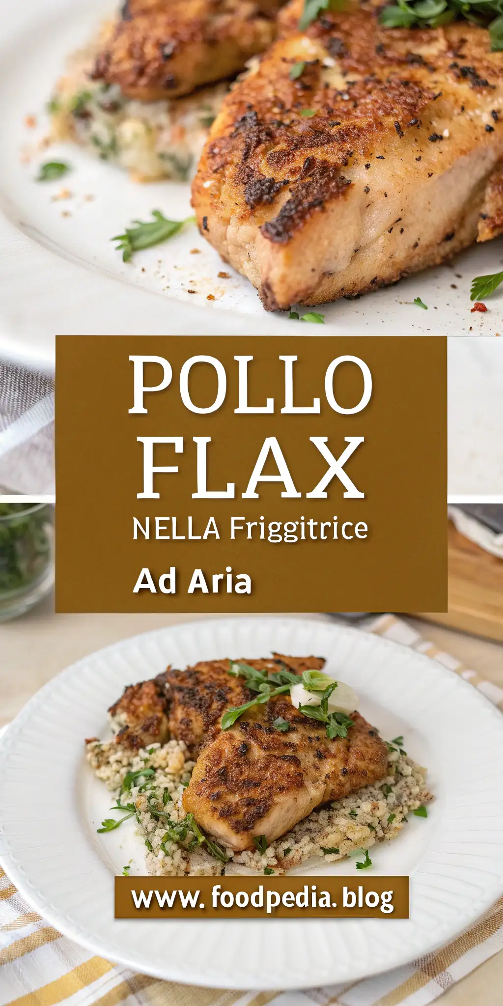 Pinterest image 2 for Pollo Flax nella Friggitrice ad Aria