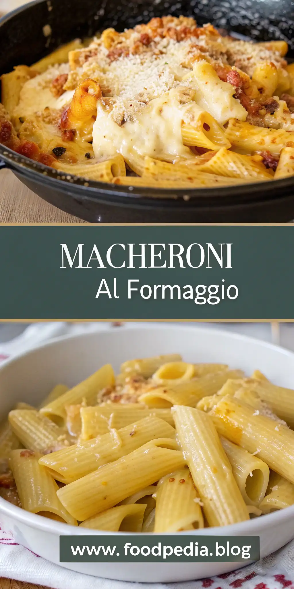 Pinterest image 2 for Maccheroni al Formaggio in Friggitrice ad Aria