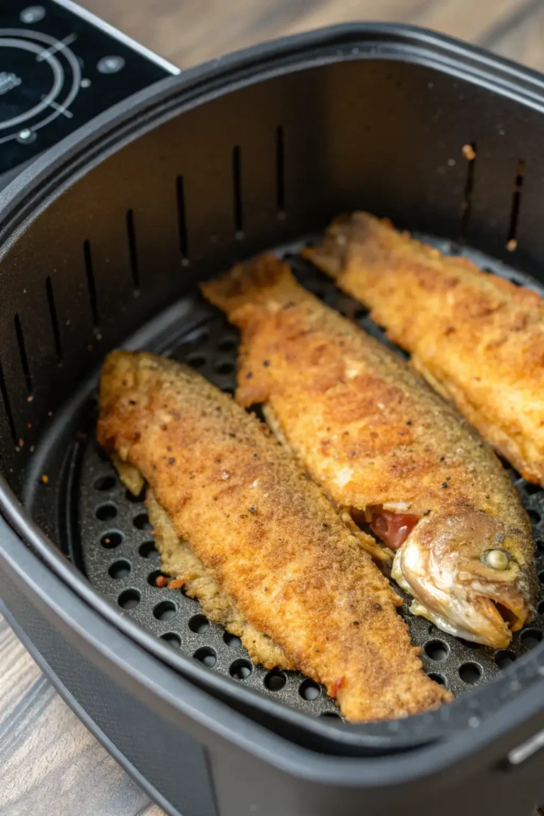 A delicious plate of Trota Fritta nell'Air Fryer