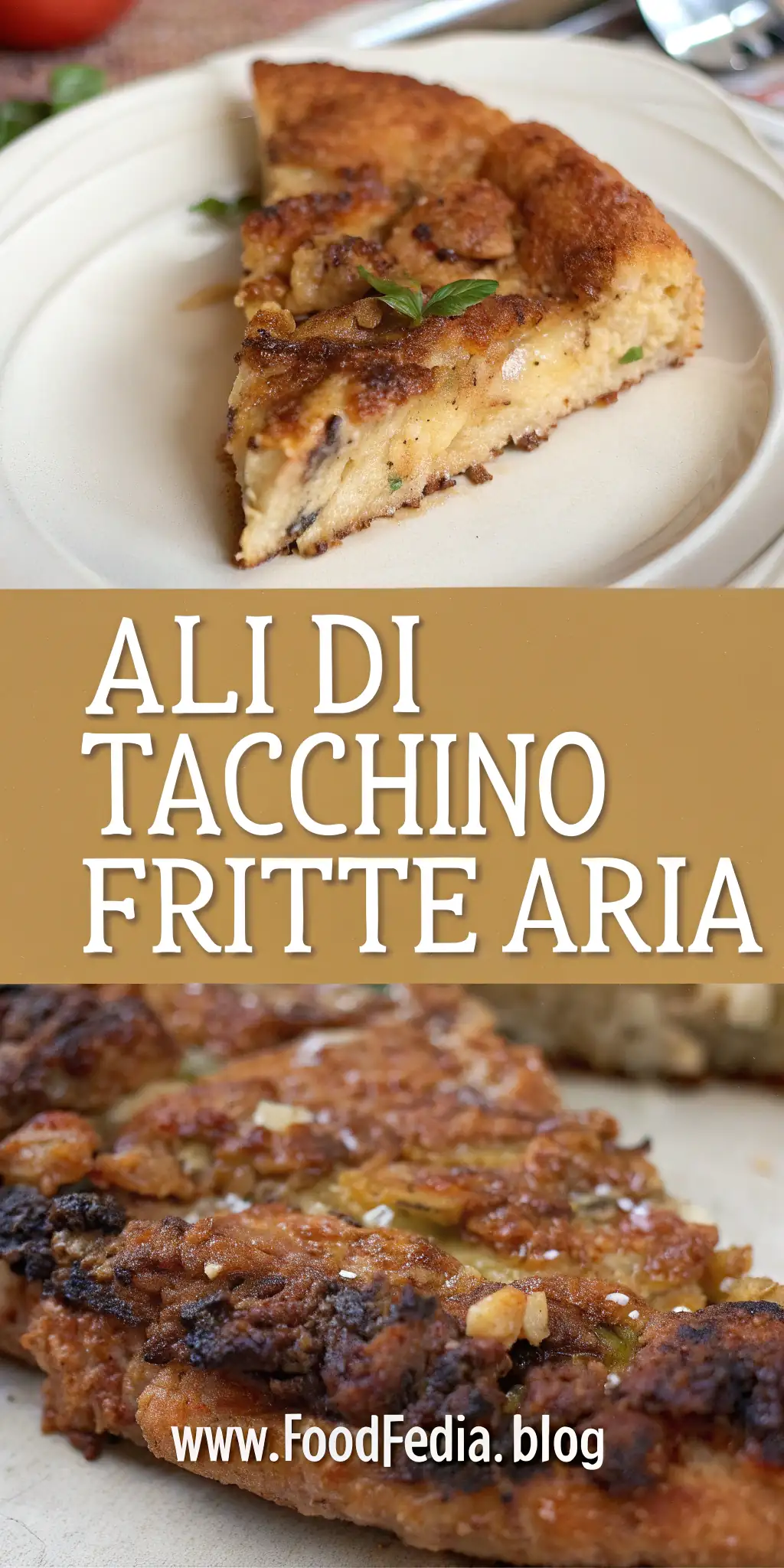 Pinterest image 2 for Ali di Tacchino Fritte ad Aria