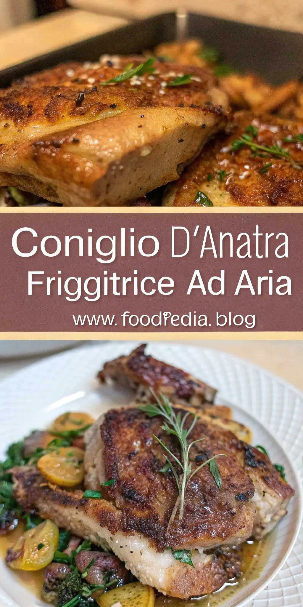 Pinterest image 2 for Cosce d'anatra in Friggitrice ad Aria
