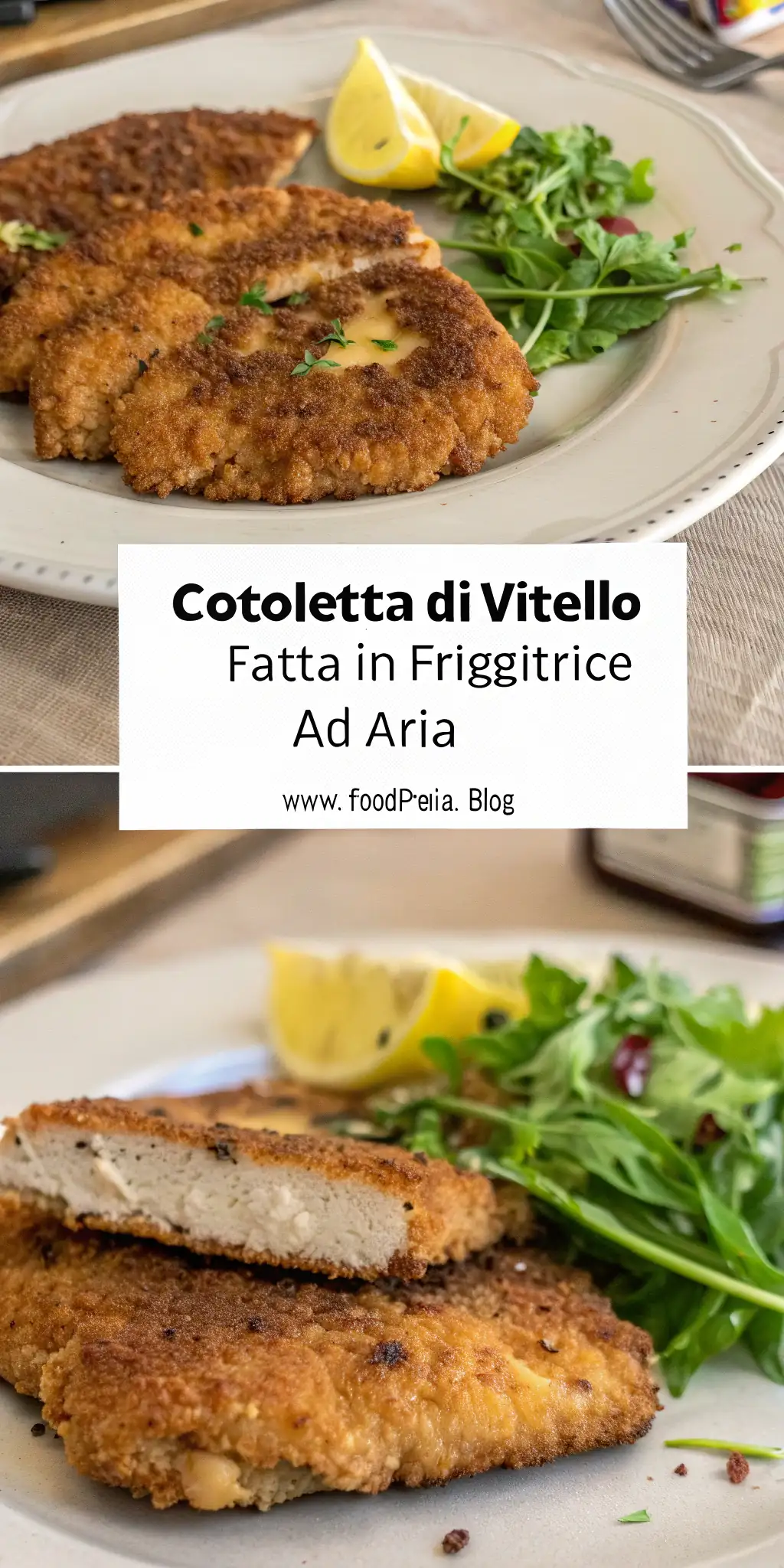 Pinterest image 1 for Cotoletta di Vitello Fatta in Friggitrice ad Aria