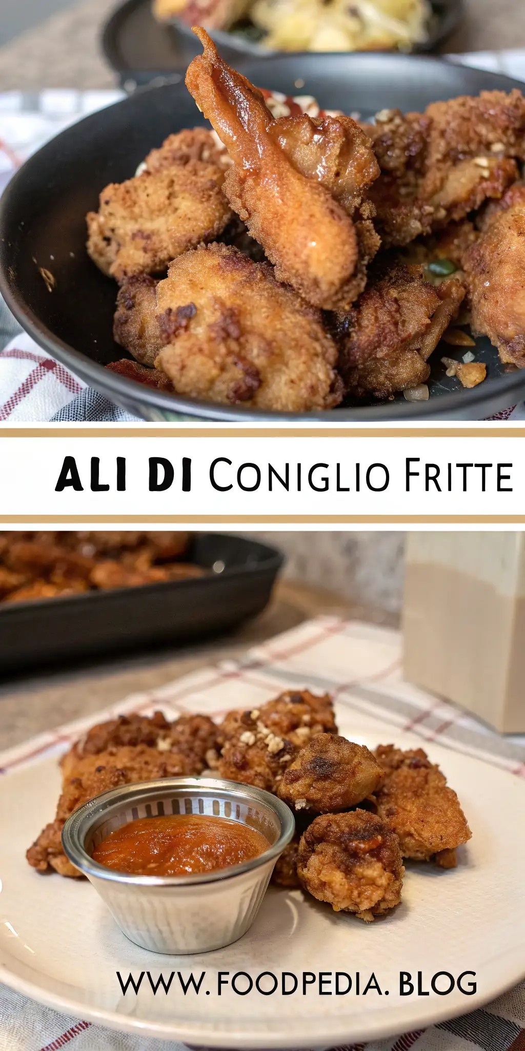 Pinterest image 1 for Ali di Coniglio Fritte in Friggitrice ad Aria