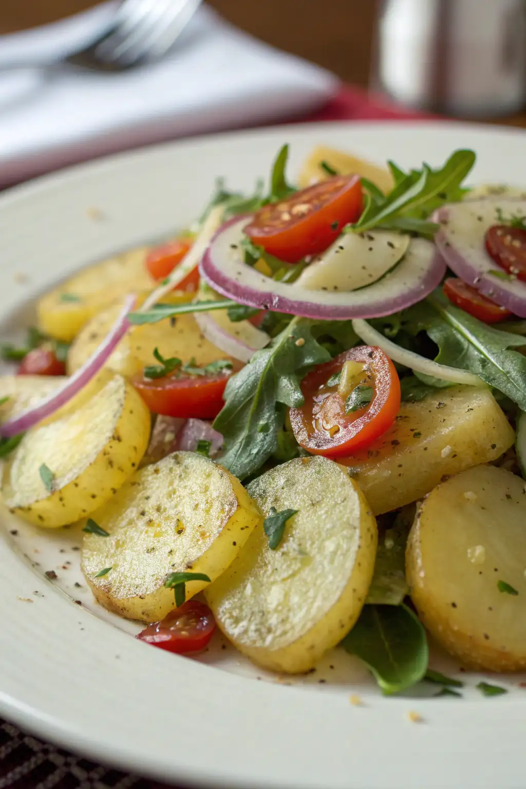 A delicious plate of Insalata di Patate Perfetta