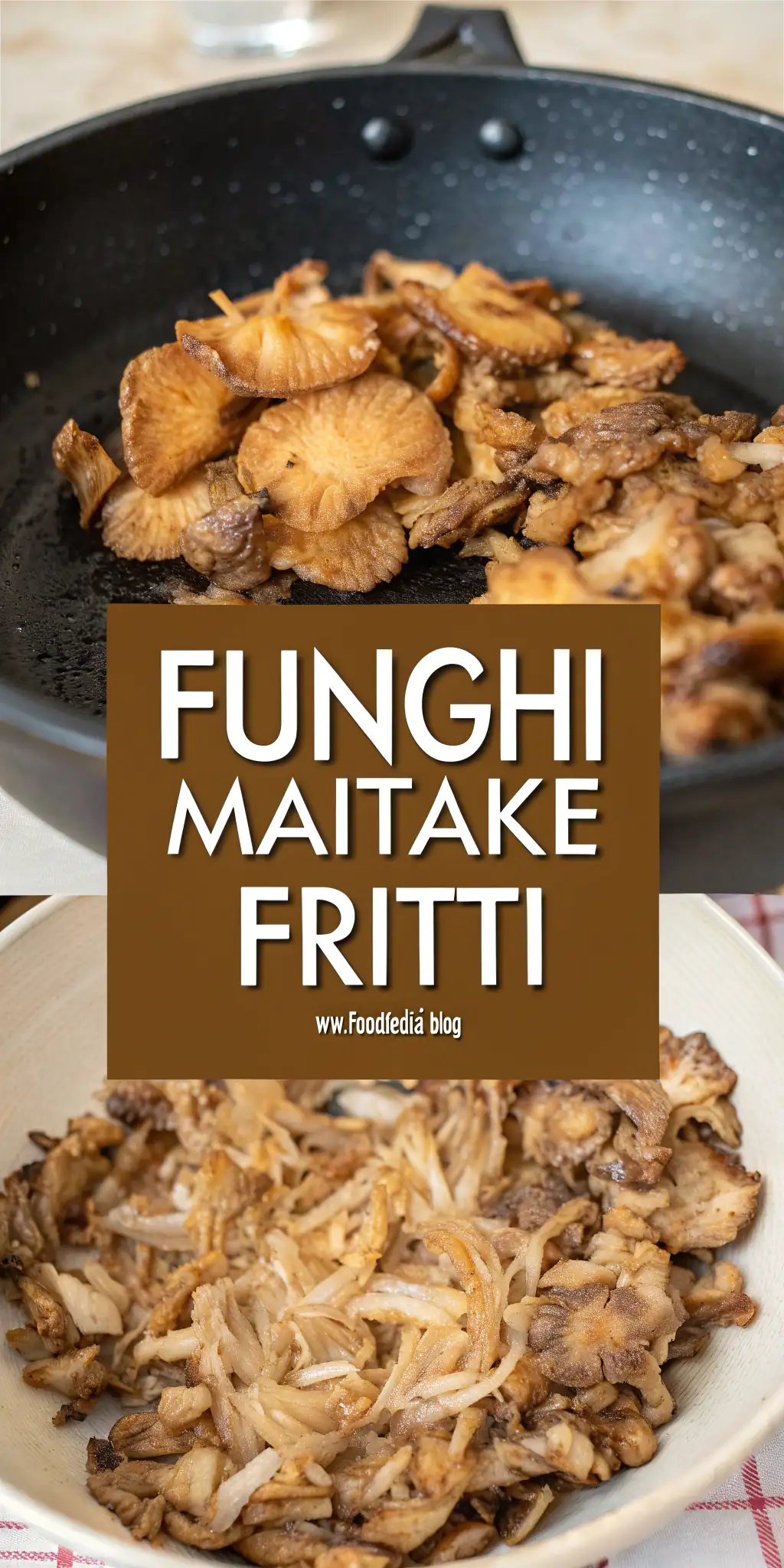 Pinterest image 2 for Funghi Maitake Fritti in Friggitrice ad Aria