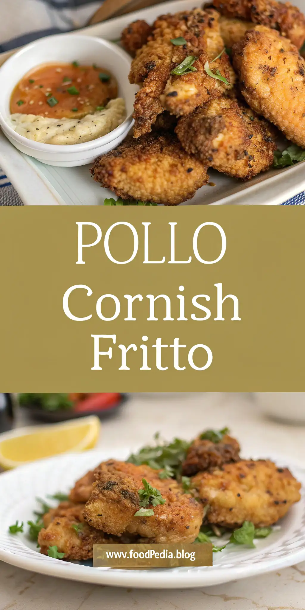 Pinterest image 1 for Pollo Cornish Fritto nell'Air Fryer