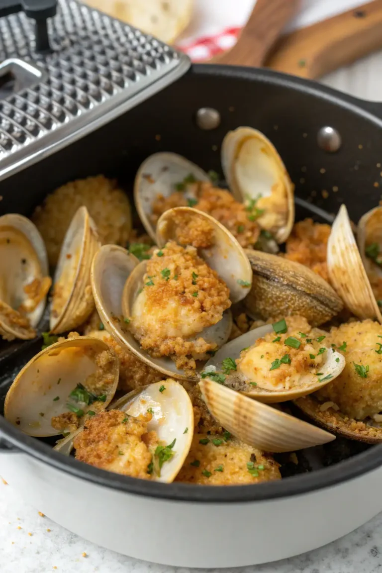 A delicious plate of Vongole Fritte nell'Air Fryer