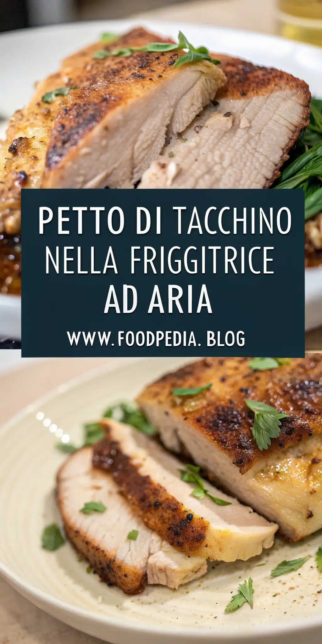 Pinterest image 1 for Petto di Tacchino nella Friggitrice ad Aria