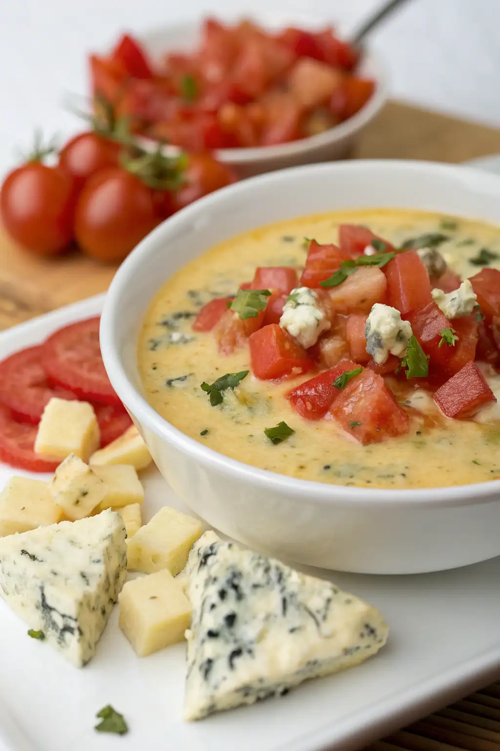A delicious plate of Salsa Cremosa al Formaggio Blu di Chef John