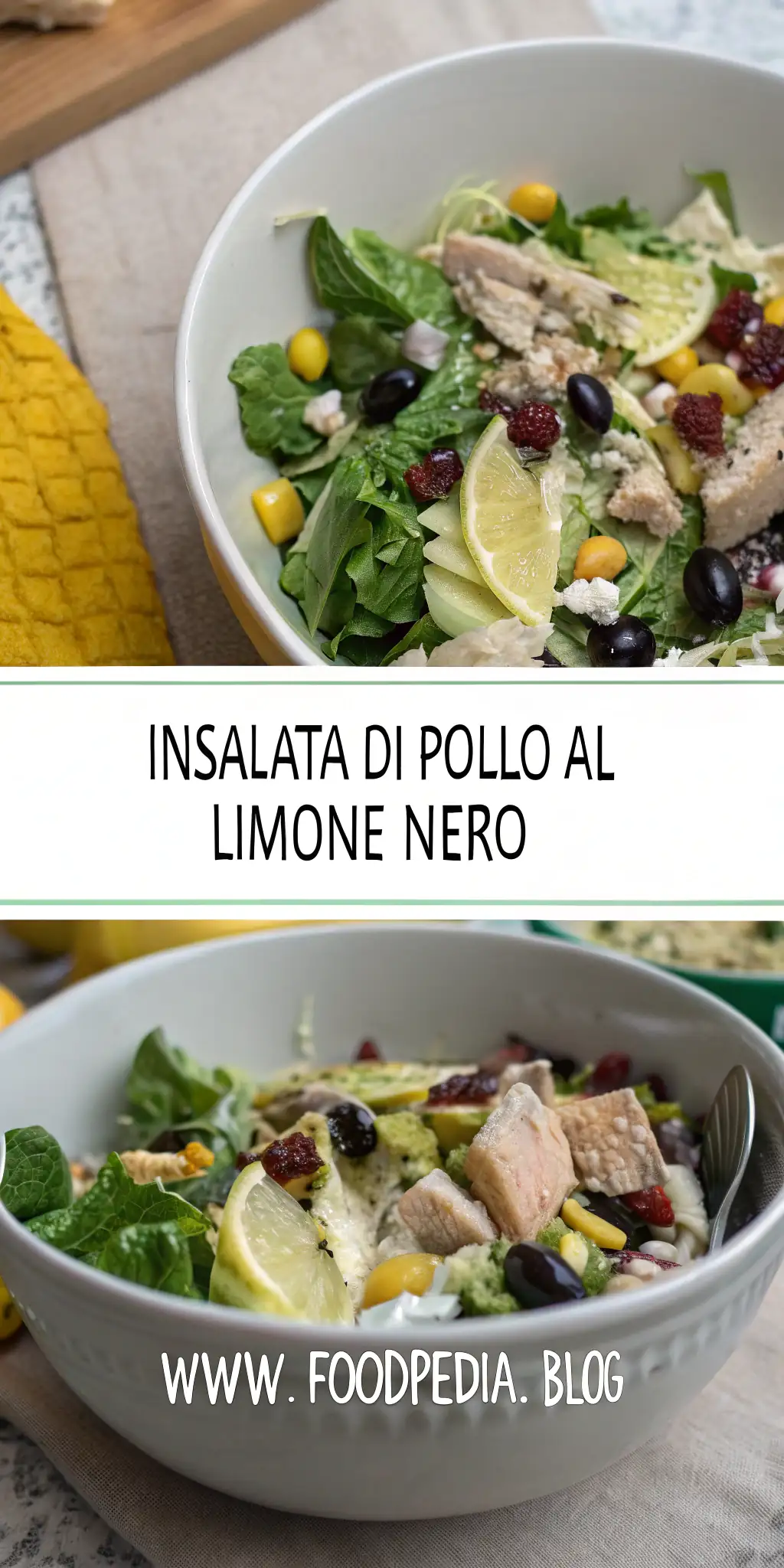 Pinterest image 2 for Insalata di Pollo al Limone Nero