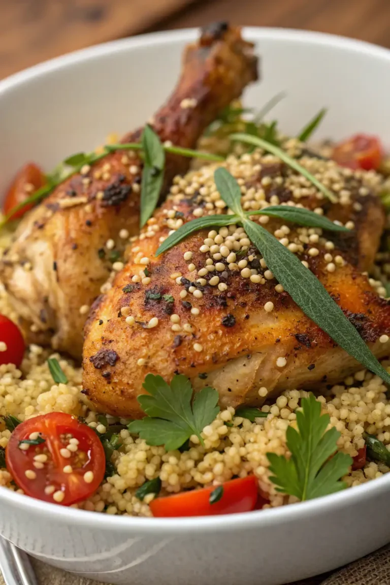 A delicious plate of Pollo con Semi di Canapa in Friggitrice ad Aria