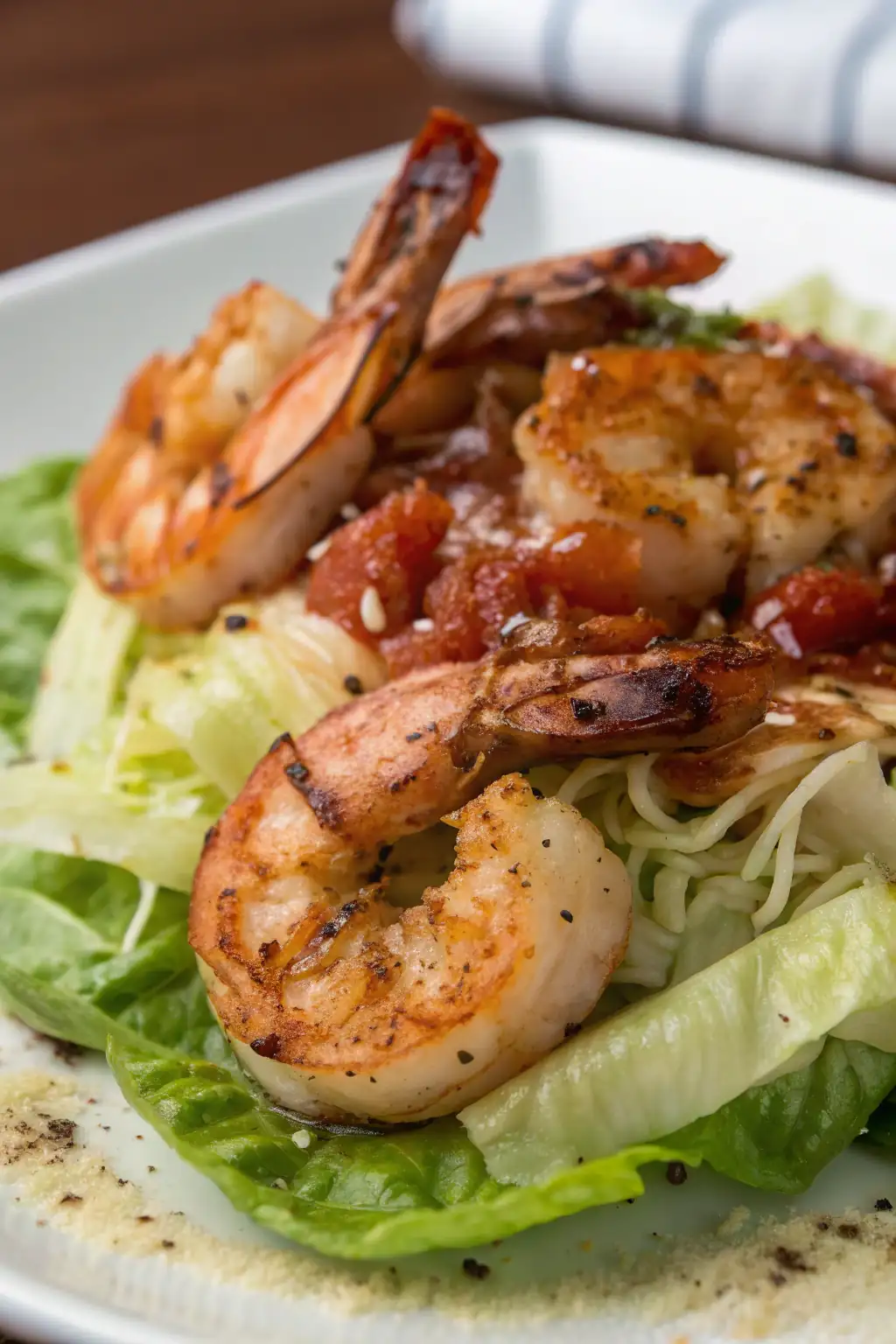 A delicious plate of Gamberi Grigliati Louie