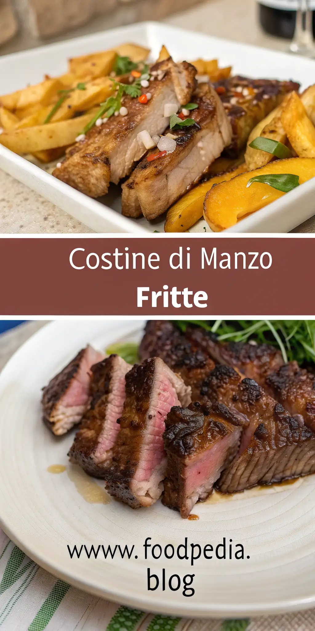 Pinterest image 1 for Costine di Manzo Fritte ad Aria