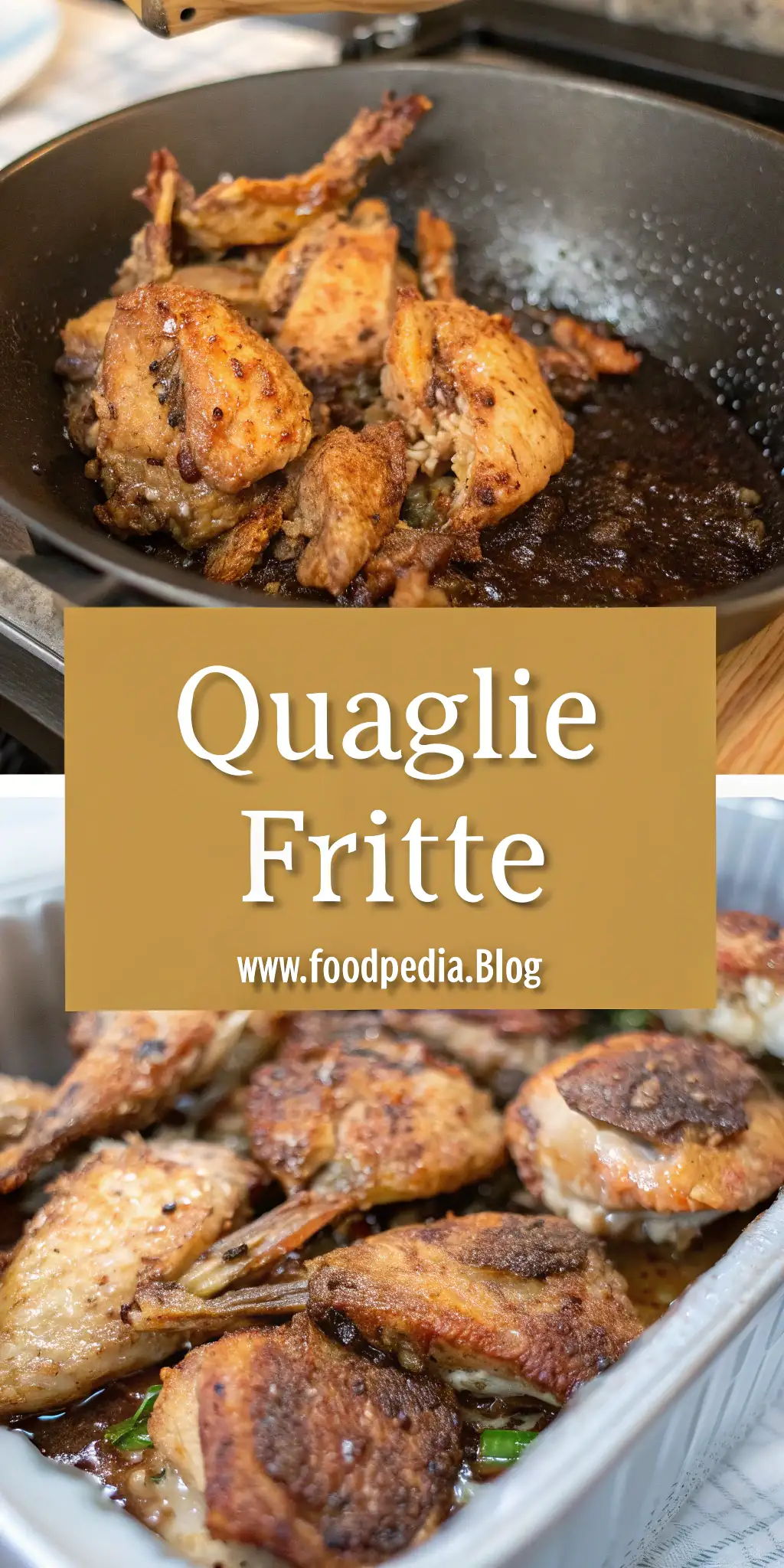 Pinterest image 1 for Quaglie Fritte in Friggitrice ad Aria