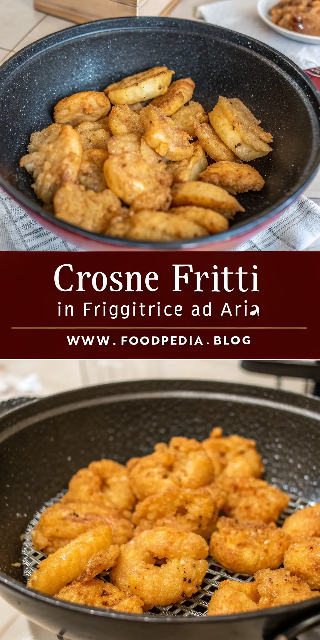 Pinterest image 1 for Crosne Fritti in Friggitrice ad Aria