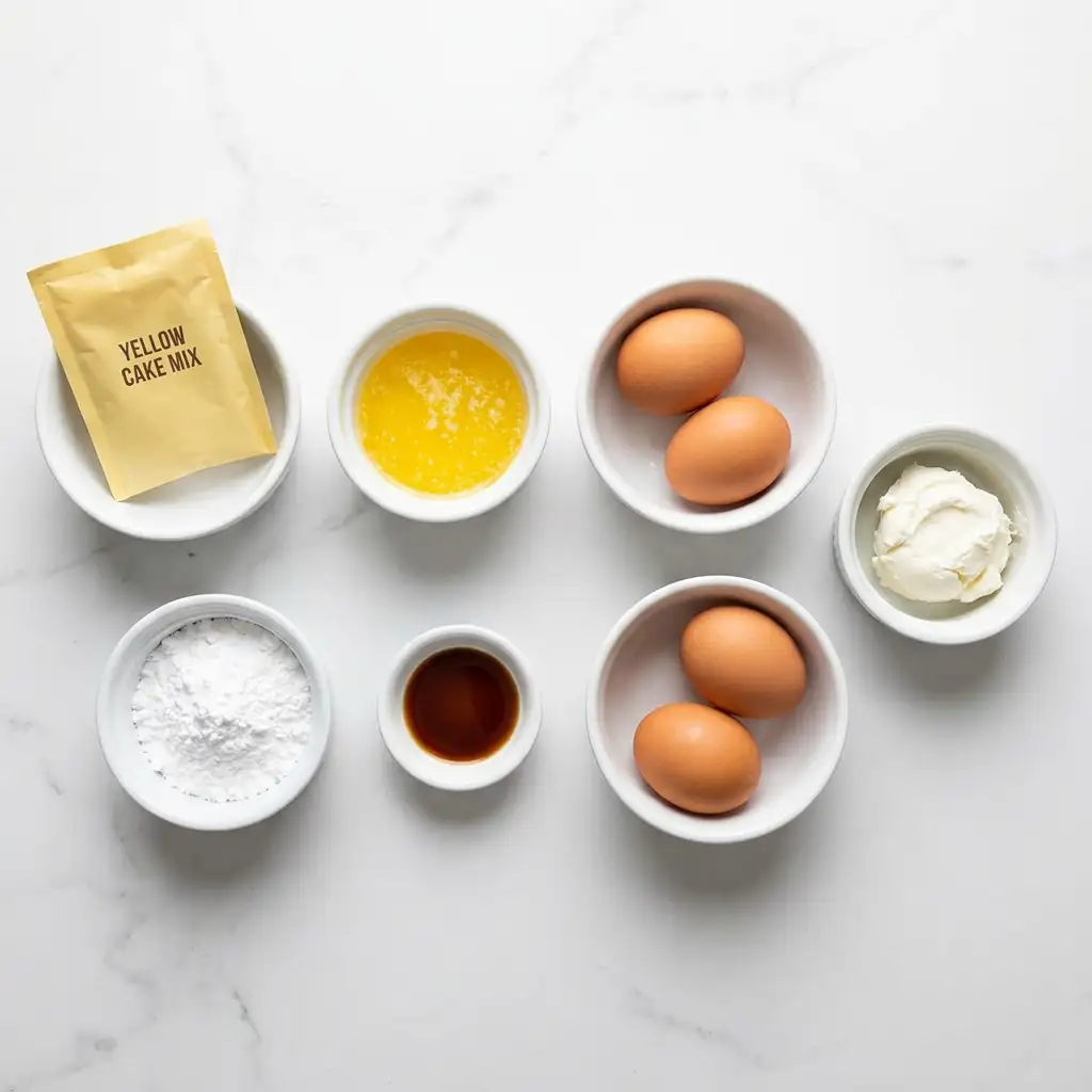 Ingredients for KLEBRIGER BUTTERKUCHEN