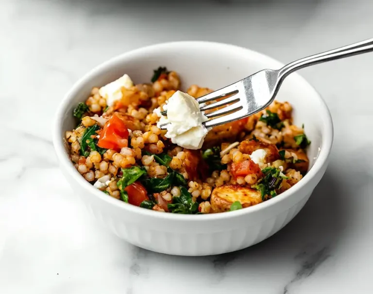 Linsensalat mit Röstzwiebeln & Feta