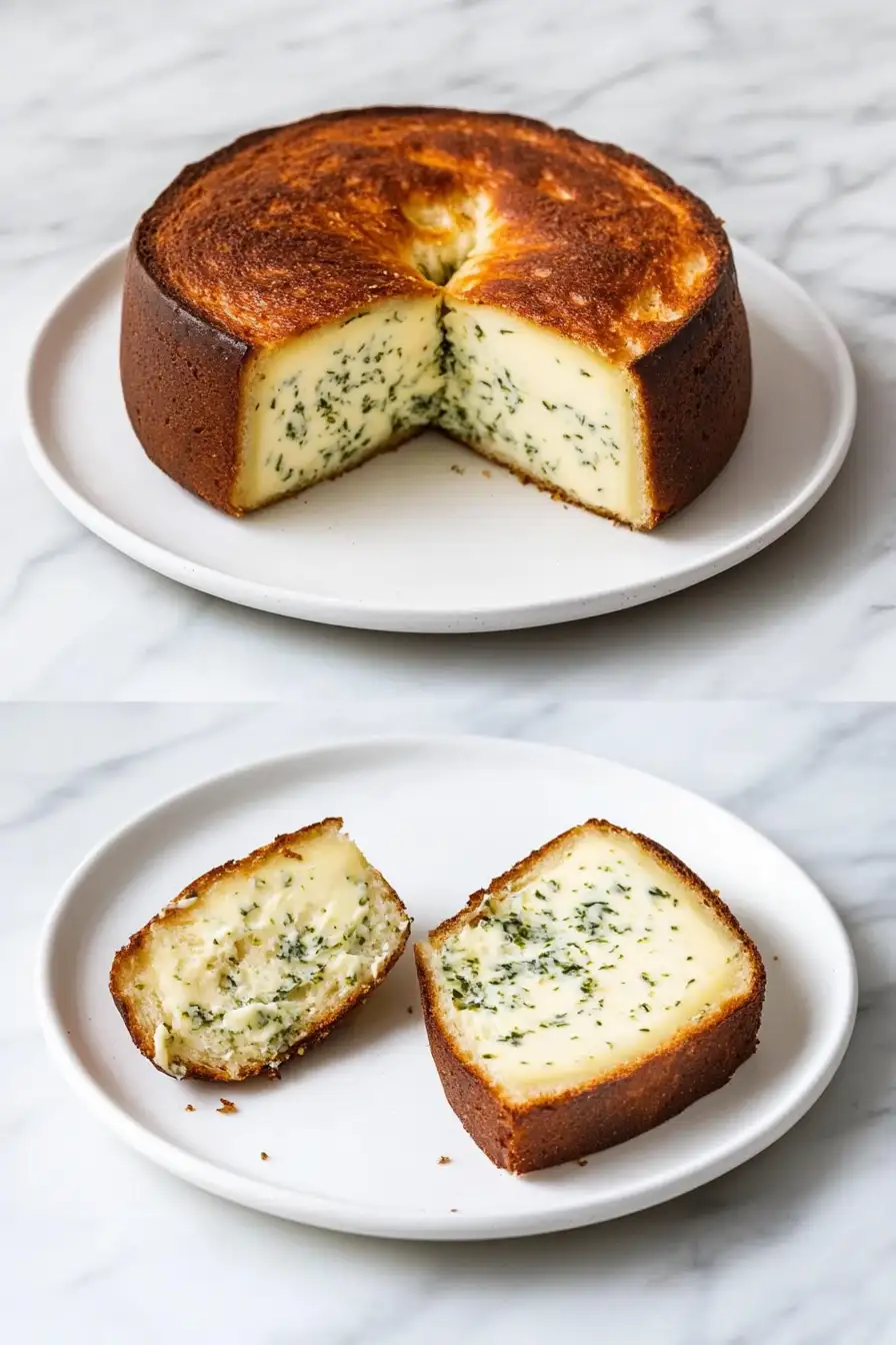 Käsebrot mit Kräuterbutter
