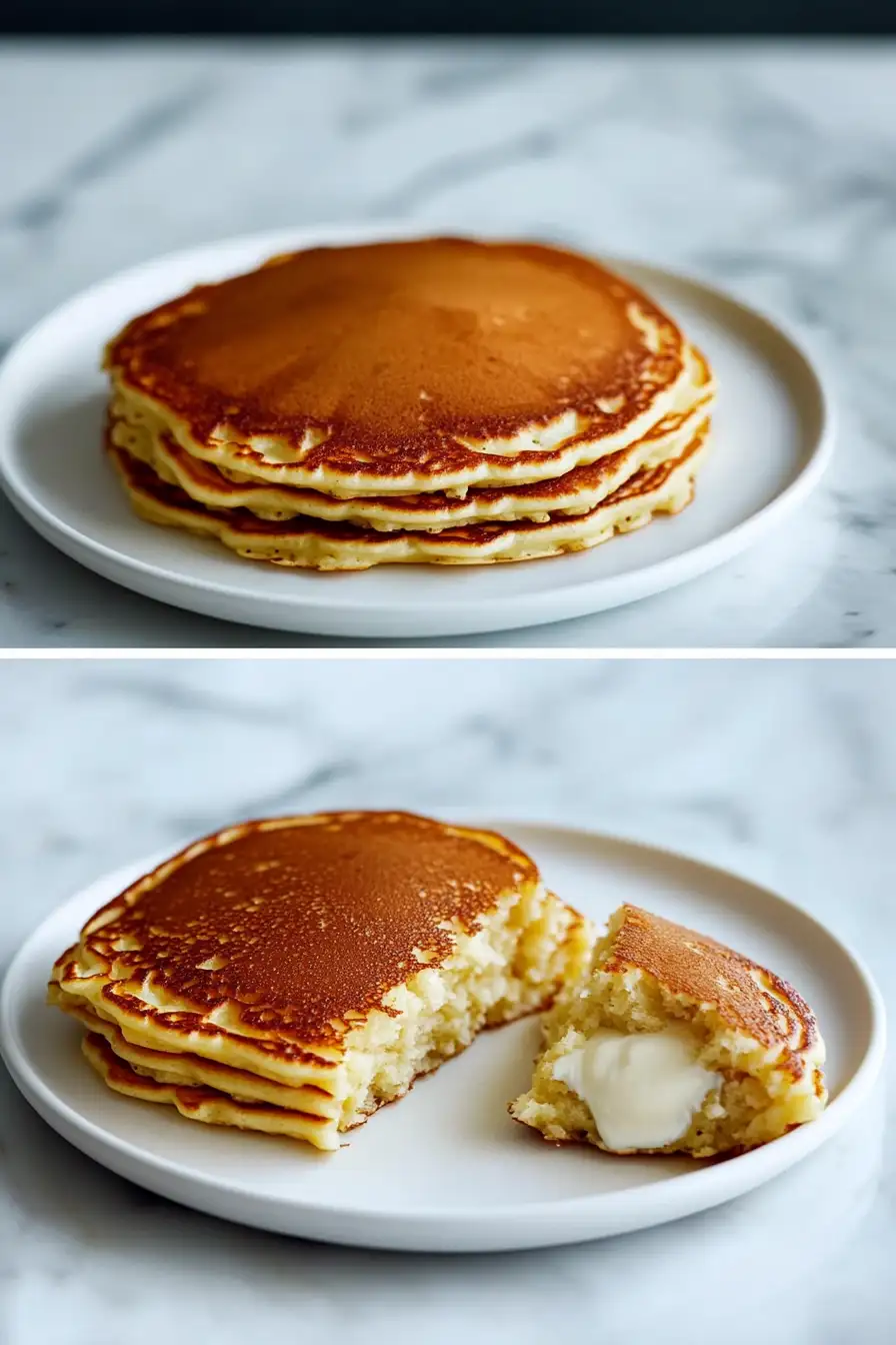 Amerikanische Buttermilch-Pancakes