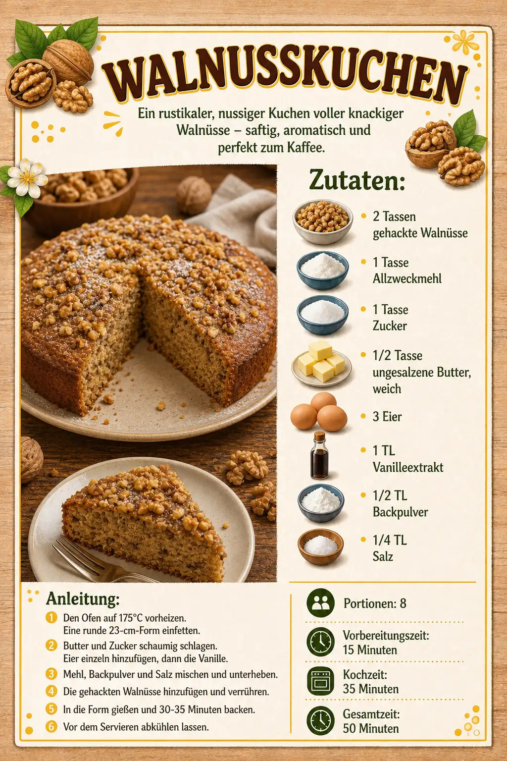 WALNUSSKUCHEN