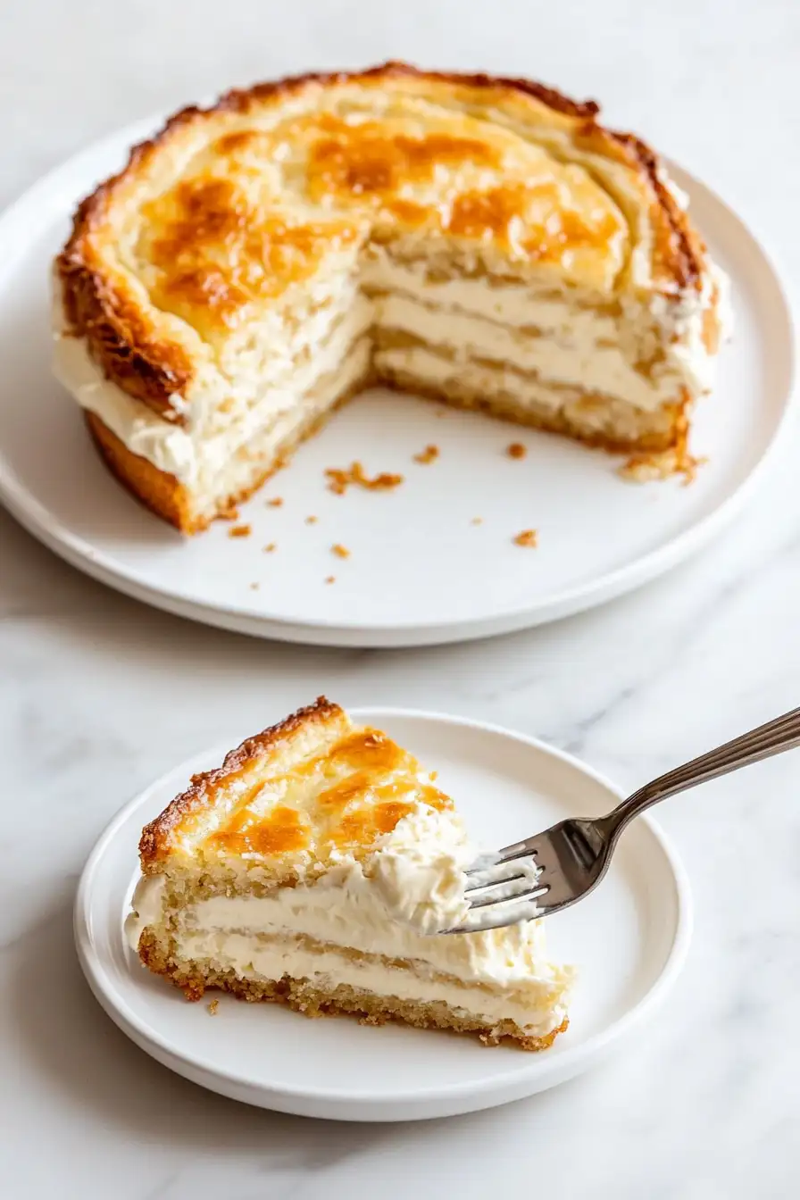 Beerenkuchen mit Vanillecreme