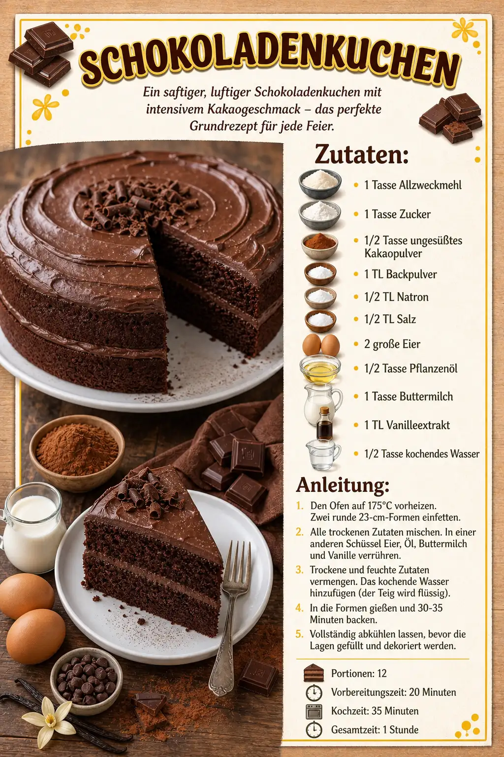 SCHOKOLADENKUCHEN