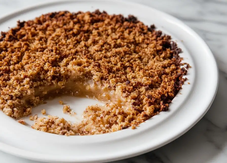 PFIRSICH-DESSERT MIT CRUMBLE