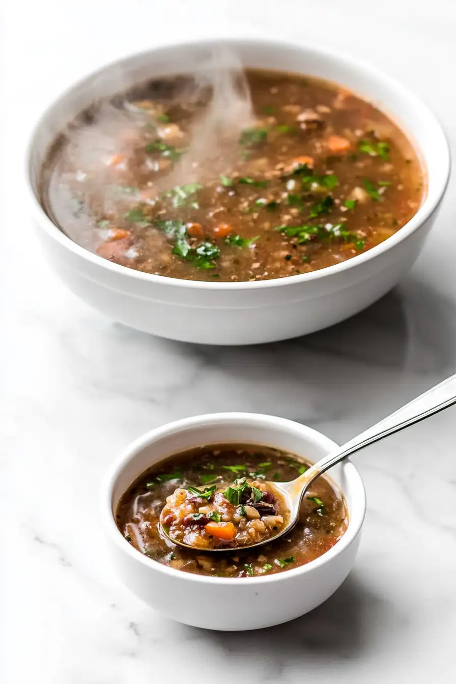 Geröstete Blumenkohlsuppe