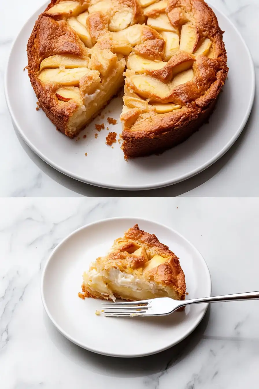DEUTSCHER APFELKUCHEN MIT APFELFÜLLUNG