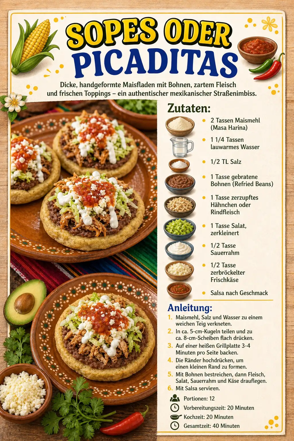 SOPES ODER PICADITAS